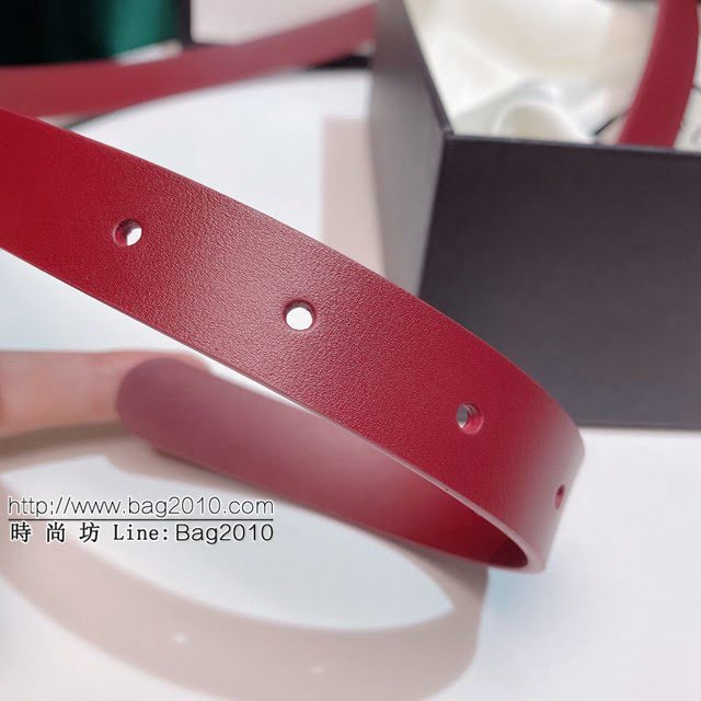 Gucci女士皮帶 古奇GG針扣簡約腰帶  jjp1306